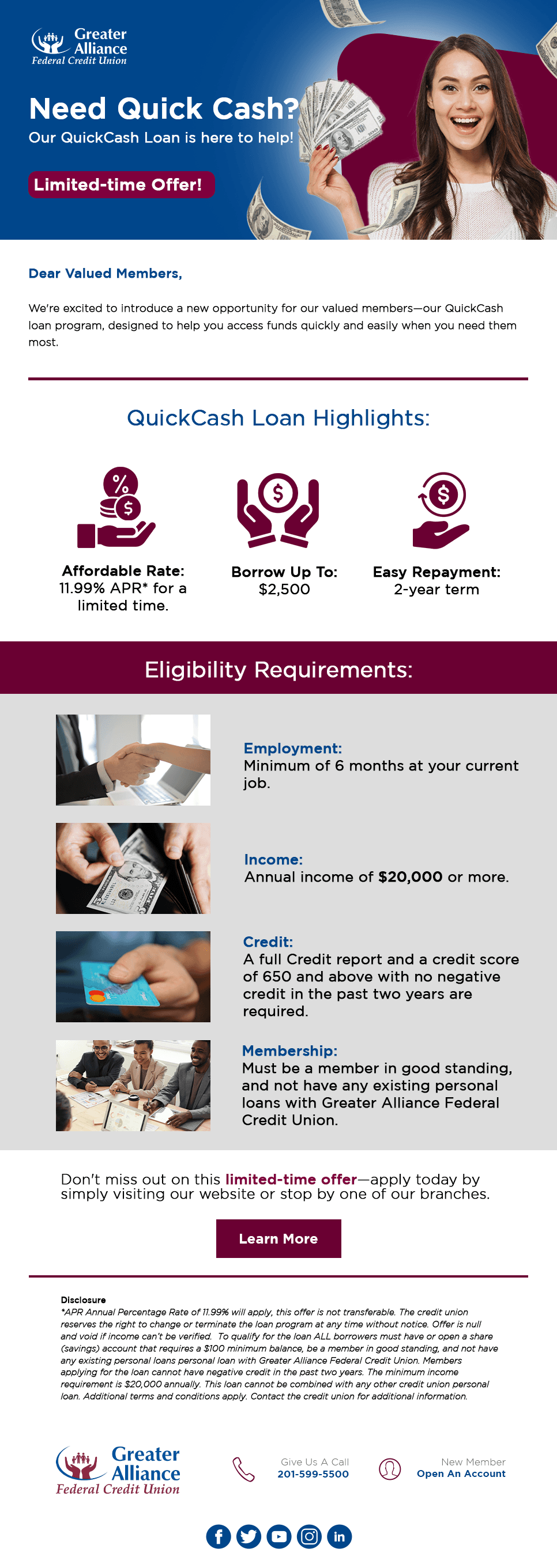 Designed promotional email content for an August campaign.